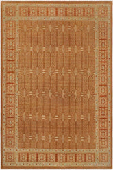 handmade Transitional Kafkaz Brown Rust Hand Knotted RECTANGLE 100% WOOL area rug 9 x 12